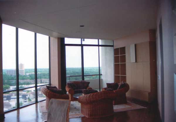 The St. Clair-Living Room with a City View-3