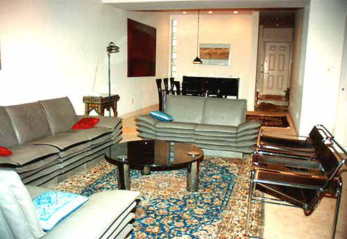 Bissonnet Townhome Livingroom Sofa