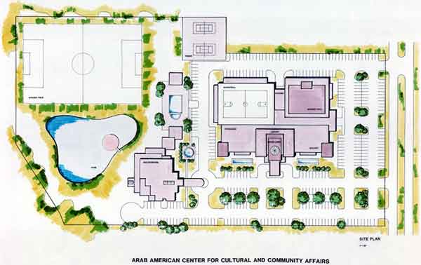 Arab Americal Cultural & Community Center - Full Site Plan